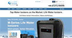 Desktop Screenshot of lifeionizers.co.uk